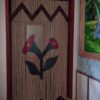 Rèm cửa hành lang hạt gỗ Bồ Đề mẫu Hoa Loa Kèn