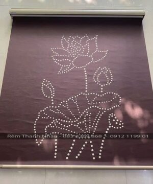 Rèm che Bàn thờ khắc Laze mẫu Hoa Sen LZ115 27 Rèm che Bàn thờ khắc Laze mẫu Hoa Sen LZ115