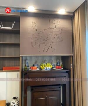 Rèm che Bàn thờ khắc Laze mẫu Hoa Sen LZ115 20 Rèm che Bàn thờ khắc Laze mẫu Hoa Sen LZ115