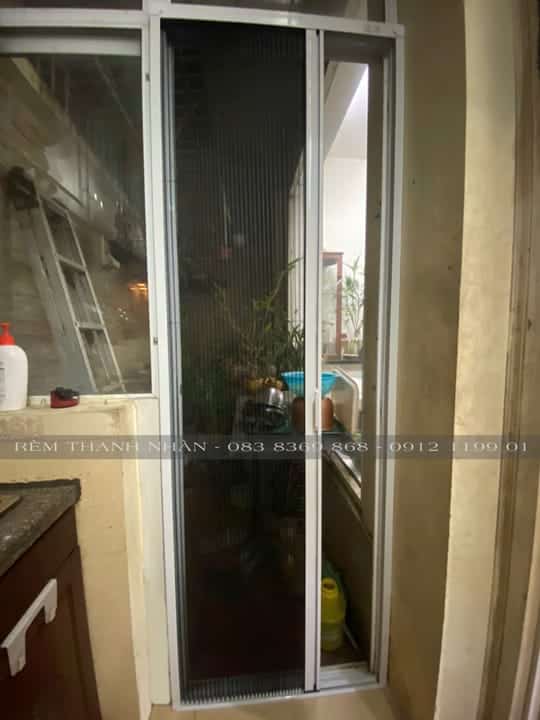 Cửa lưới chống muỗi cửa đi kéo ngang 1 bên