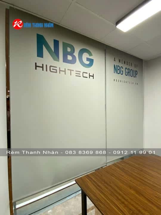 Kinh nghiệm in Logo chuẩn màu trên rèm CTC005