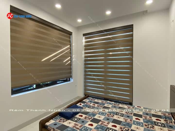 Top những mẫu rèm cửa đẹp hiện đại nhất hiện nay - Rèm cầu vồng Zebra Blind