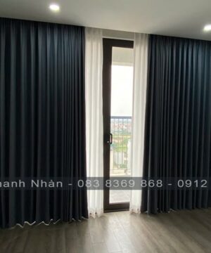 Rèm cửa chung cư 2 lớp Montana GP1994-8 kết hợp voan BYG Pattern 41-35