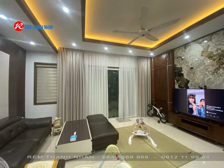 Mẫu rèm cửa phòng khách sang trọng tại Hà Nội 6 Cách lựa chọn rèm cửa cho phòng khách