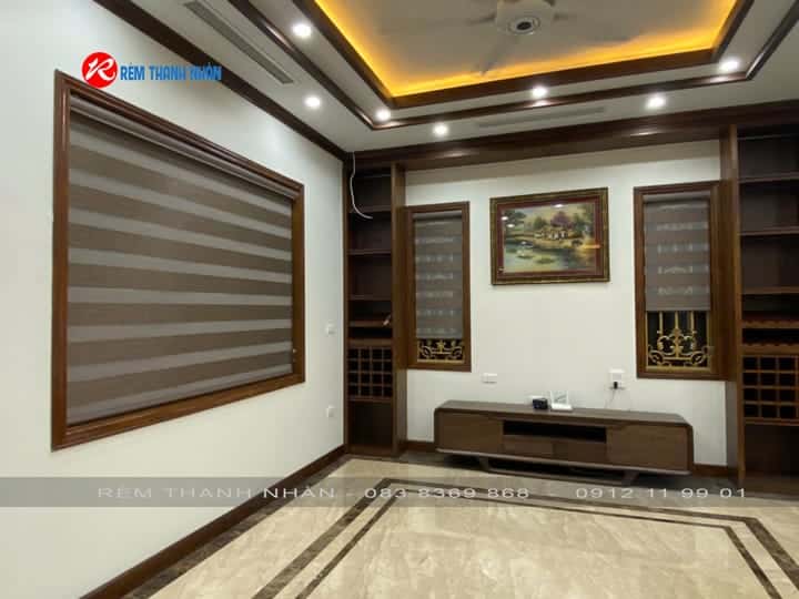 Mẫu rèm cửa phòng khách sang trọng tại Hà Nội 12 Một số mẫu rèm cửa phòng khách đẹp nhất hiện nay