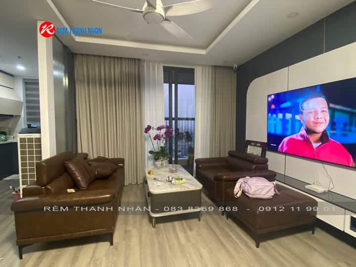 Mẫu rèm cửa phòng khách sang trọng tại Hà Nội 10 Một số mẫu rèm cửa phòng khách đẹp nhất hiện nay