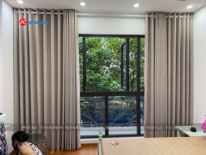Rèm 1 lớp GP1992-7 cản nắng cản sáng cho phòng ngủ 12 Rèm 1 lớp GP1992-7 cản nắng cản sáng cho phòng ngủ