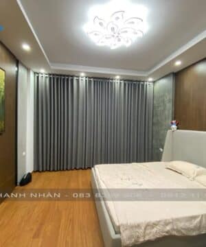 Rèm cửa 2 lớp phòng ngủ GP1992-10 & voan Pattern 41-37 8 Ứng dụng thực tế bộ rèm vải 2 lớp phòng ngủ Manhattan GP1992-10