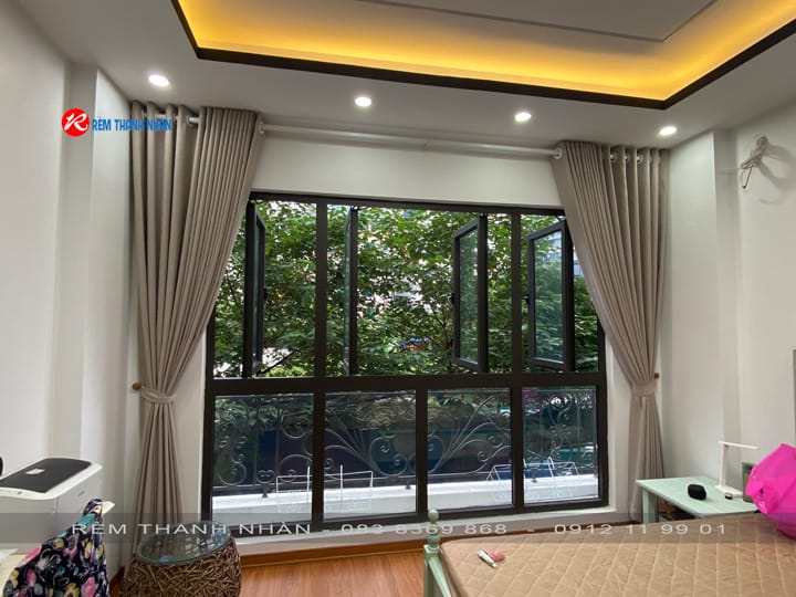 Rèm 1 lớp GP1992-7 cản nắng cản sáng cho phòng ngủ 10 Rèm 1 lớp GP1992-7 – Giải pháp tối ưu cho phòng ngủ hiện đại