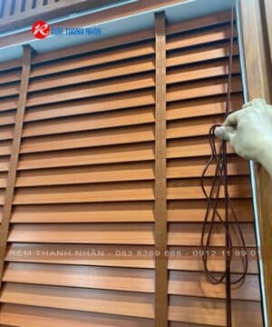 Rèm gỗ Thông Tuyết Msj 884 – Vẻ đẹp tự nhiên, sang trọng và bền bỉ 13 Hệ kéo 1 dây thông minh – Tiện lợi và thẩm mỹ vượt trội