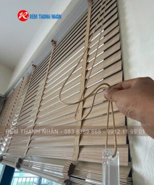 Mành sáo nhựa giả gỗ Msj 554 – Giá rẻ, bền đẹp, lắp đặt cho phòng ngủ hiện đại 12 Chất liệu nhựa PS cao cấp – Bền đẹp, chống ẩm vượt trội