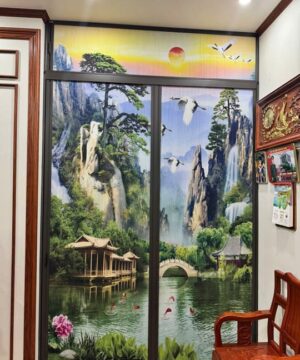 Vách tổ ong in tranh 3D – Giải pháp trang trí hiện đại, cách nhiệt & thẩm mỹ vượt trội