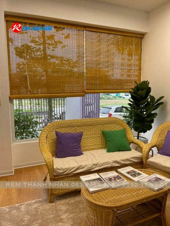 Mẫu rèm trúc in tranh đẹp – Giá trị thẩm mỹ cao, bền lâu, phù hợp không gian Việt 6 Cấu tạo & chất liệu cao cấp của rèm trúc