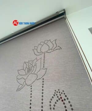 Rèm cuốn che bàn thờ LZ 121 – Vải SL-Coffe, khắc laser, giá rẻ 13 Rèm cuốn laser LZ121 SL-Coffe