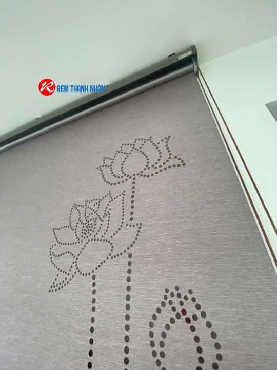 Rèm cuốn che bàn thờ LZ 121 – Vải SL-Coffe, khắc laser, giá rẻ 15 Rèm cuốn laser LZ121 SL-Coffe