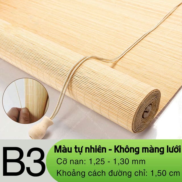 Mành tăm Trúc in tranh nghệ thuật – Trang trí phòng thiền, spa, thờ 5 Chất liệu nan Trúc cao cấp