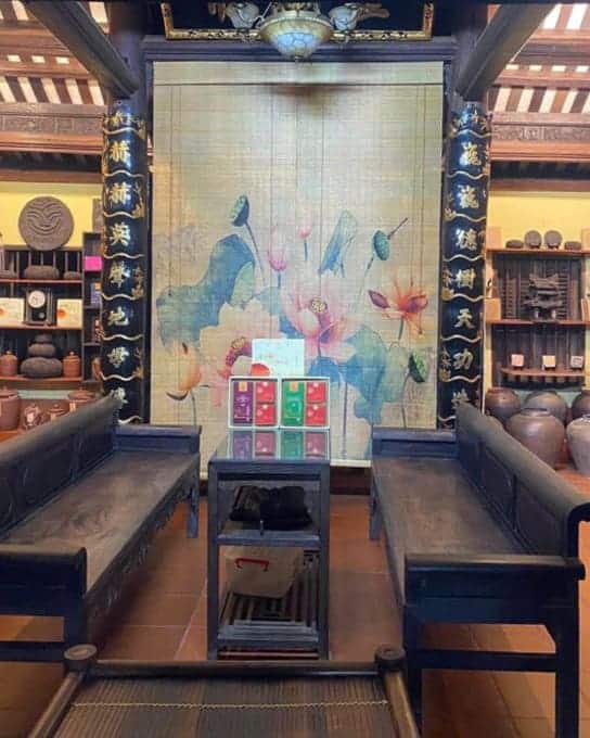 Mành tăm Trúc in tranh nghệ thuật – Trang trí phòng thiền, spa, thờ 24 Mành tăn in tranh trong nội thất