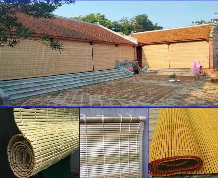 Mành Tre Trúc mộc che nắng ngoài Trời – Vẻ đẹp mộc mạc, hiệu quả che nắng tuyệt vời 1 Mành Tre Trúc mộc che nắng ngoài trời – Giải pháp tự nhiên, bền đẹp cho không gian sống