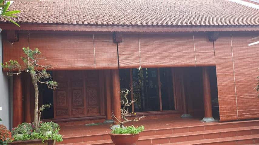 Mành Tre Trúc mộc che nắng ngoài Trời – Vẻ đẹp mộc mạc, hiệu quả che nắng tuyệt vời 12 Mành trúc cao cấp tại Hà Nội