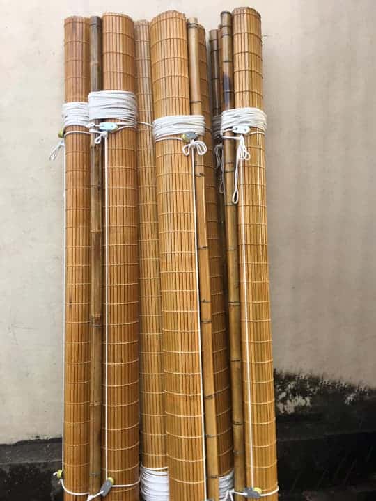 Mành Tre Trúc mộc che nắng ngoài Trời – Vẻ đẹp mộc mạc, hiệu quả che nắng tuyệt vời 3 Mành trúc ngoài nhà