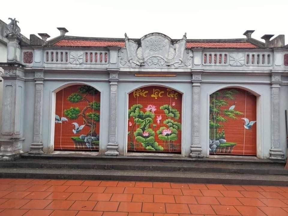 Mành Trúc vẽ tranh sơn dầu – Tác phẩm nghệ thuật sống giữa không gian Việt 9 Hình ảnh mành trúc vẽ tranh tay sơn dầu