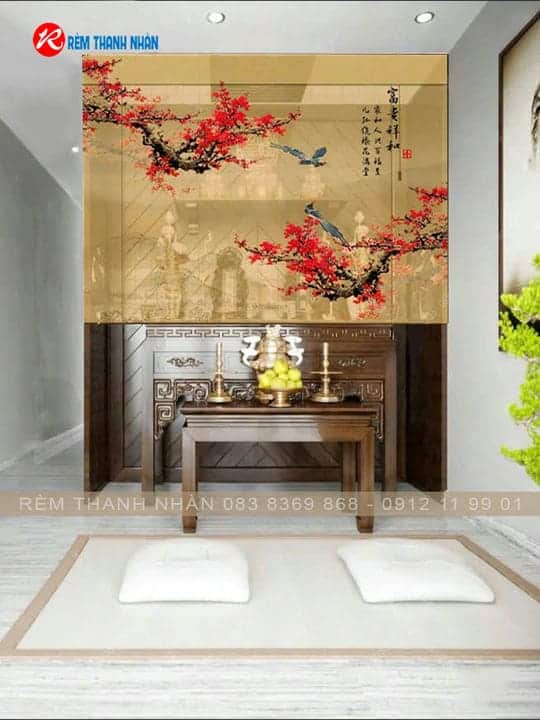 Mẫu rèm trúc in tranh đẹp – Giá trị thẩm mỹ cao, bền lâu, phù hợp không gian Việt 8 Mẫu rèm trúc in tranh đẹp - Mành trúc trang trí – In UV cao cấp