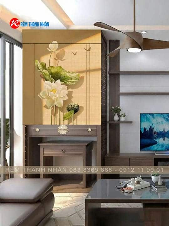 Mẫu rèm trúc in tranh đẹp – Giá trị thẩm mỹ cao, bền lâu, phù hợp không gian Việt 11 Một số mẫu rèm trúc in tranh đẹp, bền màu, sang trọng