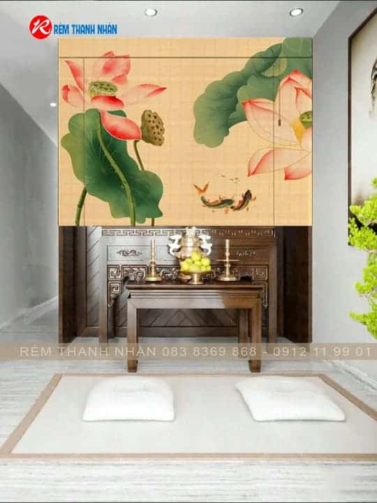 Mẫu rèm trúc in tranh đẹp – Giá trị thẩm mỹ cao, bền lâu, phù hợp không gian Việt 15 Một số mẫu rèm trúc in tranh đẹp, bền màu, sang trọng