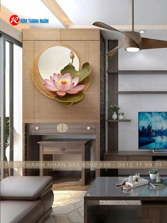 Mẫu rèm trúc in tranh đẹp – Giá trị thẩm mỹ cao, bền lâu, phù hợp không gian Việt 27 Một số mẫu rèm trúc in tranh đẹp, bền màu, sang trọng