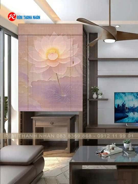 Mẫu rèm trúc in tranh đẹp – Giá trị thẩm mỹ cao, bền lâu, phù hợp không gian Việt 28 Một số mẫu rèm trúc in tranh đẹp, bền màu, sang trọng