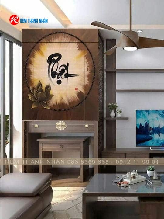 Mẫu rèm trúc in tranh đẹp – Giá trị thẩm mỹ cao, bền lâu, phù hợp không gian Việt 29 Một số mẫu rèm trúc in tranh đẹp, bền màu, sang trọng