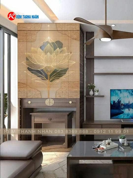 Mẫu rèm trúc in tranh đẹp – Giá trị thẩm mỹ cao, bền lâu, phù hợp không gian Việt 30 Một số mẫu rèm trúc in tranh đẹp, bền màu, sang trọng