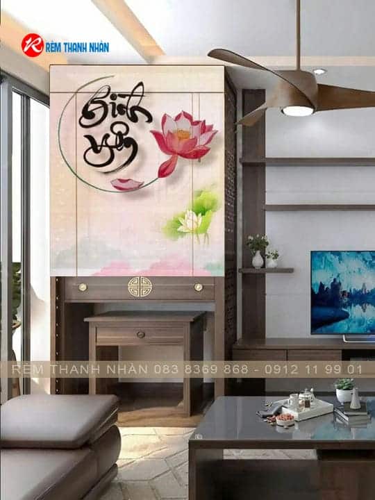 Mẫu rèm trúc in tranh đẹp – Giá trị thẩm mỹ cao, bền lâu, phù hợp không gian Việt 32 Một số mẫu rèm trúc in tranh đẹp, bền màu, sang trọng