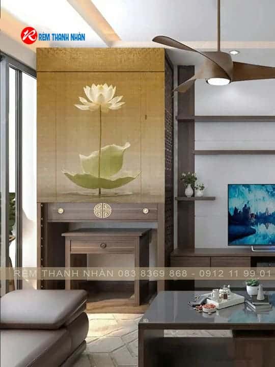 Mẫu rèm trúc in tranh đẹp – Giá trị thẩm mỹ cao, bền lâu, phù hợp không gian Việt 39 Một số mẫu rèm trúc in tranh đẹp, bền màu, sang trọng