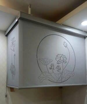 Rèm cuốn laser cao cấp cho phòng thờ hiện đại