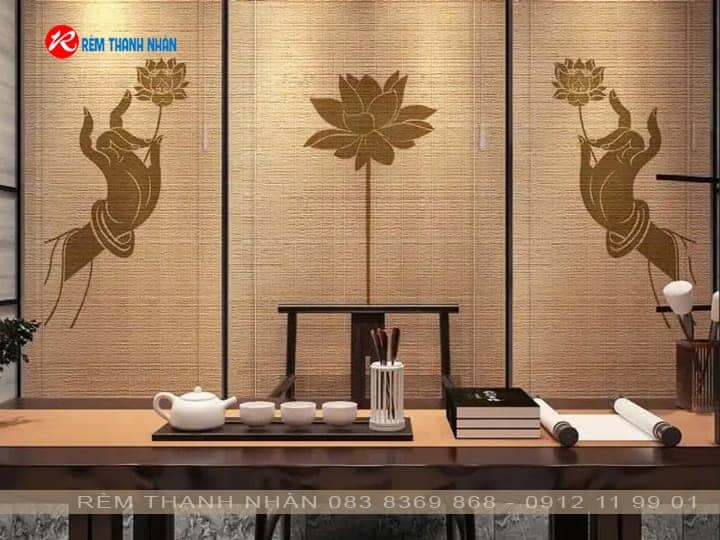 Mẫu rèm trúc in tranh đẹp – Giá trị thẩm mỹ cao, bền lâu, phù hợp không gian Việt 7 Tổng quan về mẫu rèm trúc in tranh đẹp