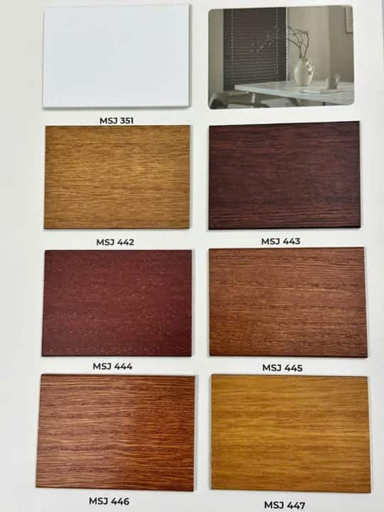 Báo giá rèm gỗ Grace Home hệ 1 dây & hệ 2 dây – Gỗ Basswood, Paulownia và nhựa PS vân gỗ tại Hà Nội 5 Chất liệu rèm gỗ Grace Home -Paulownia