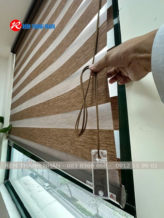 Rèm cầu vồng R1577 cho văn phòng tại TP Hà Nội 5 Hệ thống thanh đáy và phụ kiện cao cấp đồng bộ