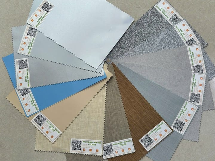 Giá rèm văn phòng City Blinds tại Hà Nội 6 Mẫu mã vải cuốn trơn City Blinds