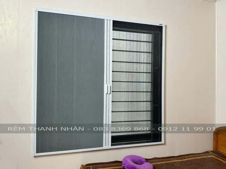 Cửa lưới kết hợp vách ngăn tổ ong – Giải pháp 2 trong 1 chống muỗi - chống nóng - cách nhiệt