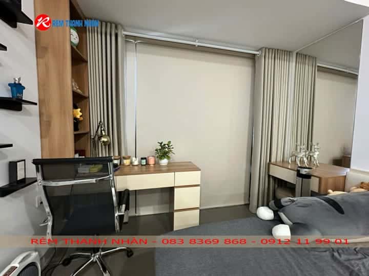 Rèm cuốn chống nắng nách nhiệt MC-019 cho phòng ngủ