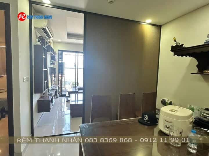 Vách ngăn phòng máy lạnh Vessel 060 hệ 27 hai khung nâu cafe 6 Vách ngăn điều hòa Vessel 060